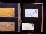1851-56 3c Red Washington specialised selection in