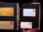 1851-56 3c Red Washington specialised selection in