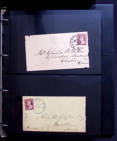 1851-1940, Lot of overs 250 covers and cards in two