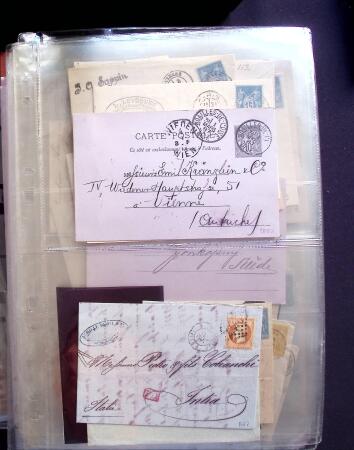 1854-1909, Selection de 270 lettres et cartes avec