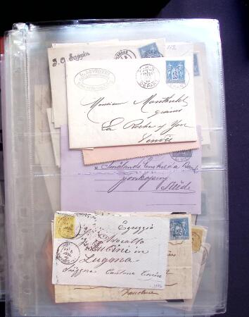 1854-1909, Selection de 270 lettres et cartes avec