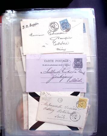 1854-1909, Selection de 270 lettres et cartes avec