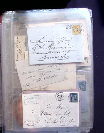 1854-1909, Selection de 270 lettres et cartes avec