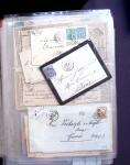 1854-1909, Selection de 270 lettres et cartes avec