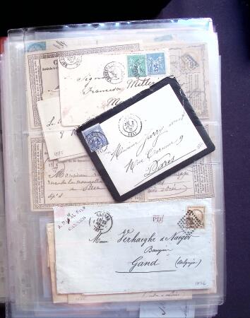1854-1909, Selection de 270 lettres et cartes avec