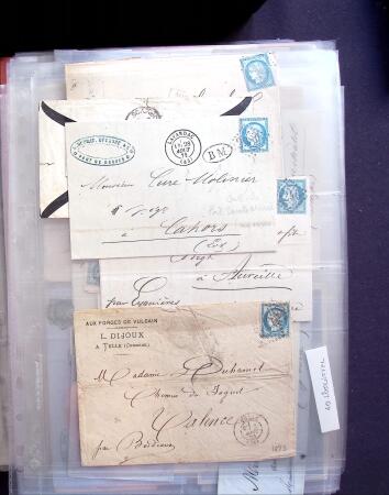 1854-1909, Selection de 270 lettres et cartes avec