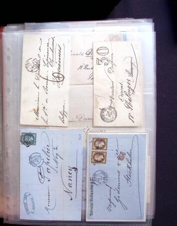 1854-1909, Selection de 270 lettres et cartes avec