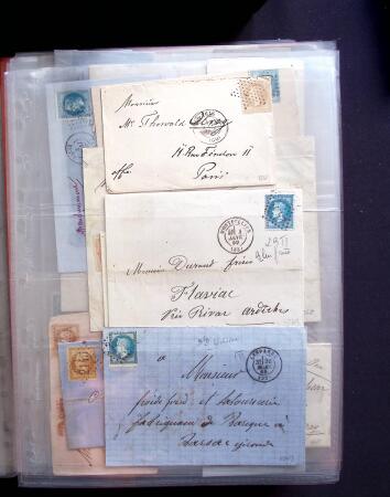 1854-1909, Selection de 270 lettres et cartes avec