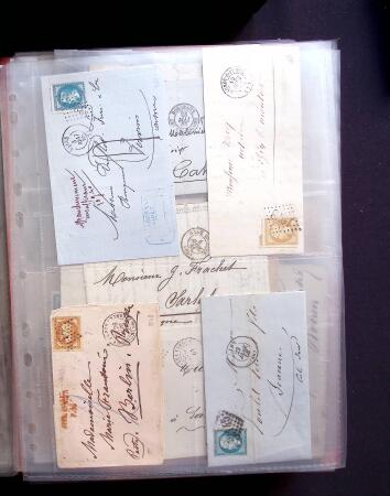 1854-1909, Selection de 270 lettres et cartes avec