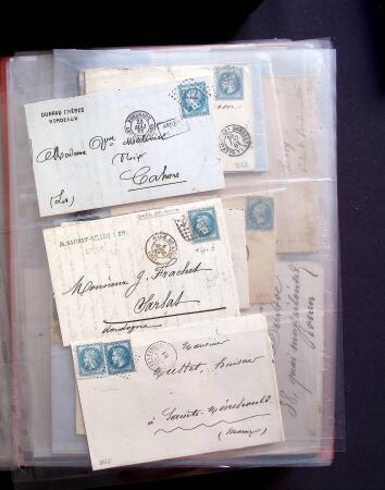1854-1909, Selection de 270 lettres et cartes avec