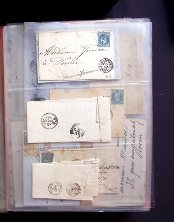 1854-1909, Selection de 270 lettres et cartes avec
