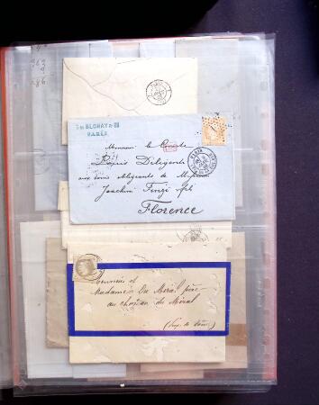1854-1909, Selection de 270 lettres et cartes avec