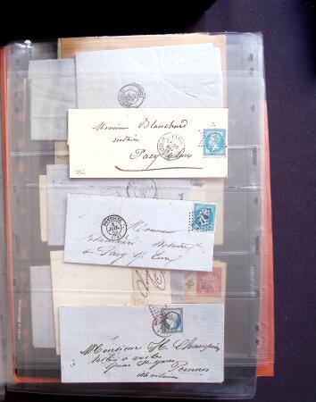 1854-1909, Selection de 270 lettres et cartes avec