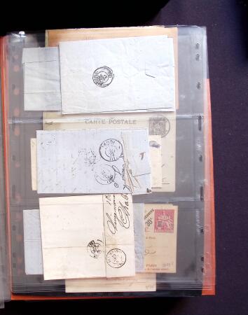 1854-1909, Selection de 270 lettres et cartes avec