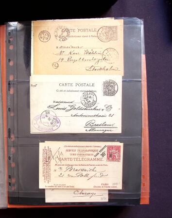 1854-1909, Selection de 270 lettres et cartes avec