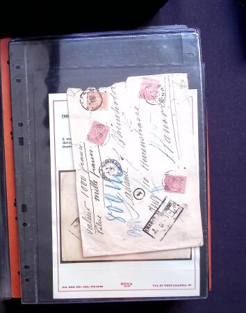 1854-1909, Selection de 270 lettres et cartes avec