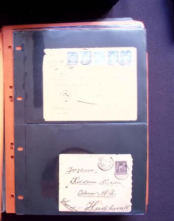 1854-1909, Selection de 270 lettres et cartes avec
