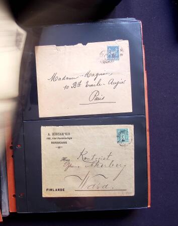 1854-1909, Selection de 270 lettres et cartes avec