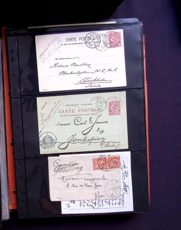 1854-1909, Selection de 270 lettres et cartes avec