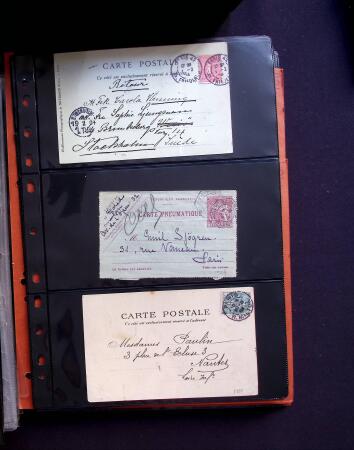 1854-1909, Selection de 270 lettres et cartes avec