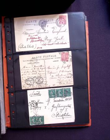 1854-1909, Selection de 270 lettres et cartes avec