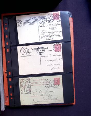 1854-1909, Selection de 270 lettres et cartes avec