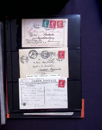 1854-1909, Selection de 270 lettres et cartes avec