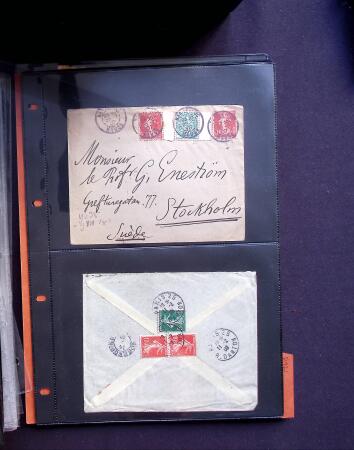 1854-1909, Selection de 270 lettres et cartes avec