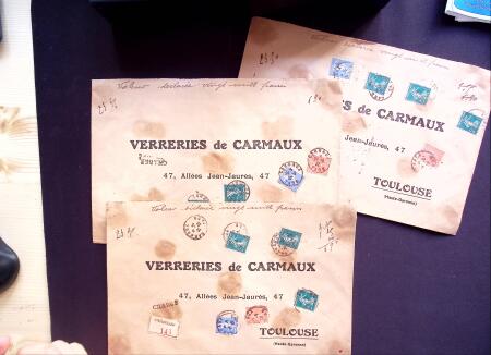 1890-1940, Lot de lettres dont intéressante selection