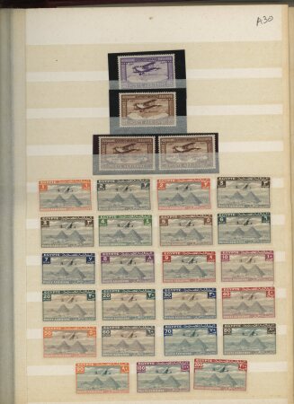 1866-1956, Mint collection of Egypt in stockbook showing