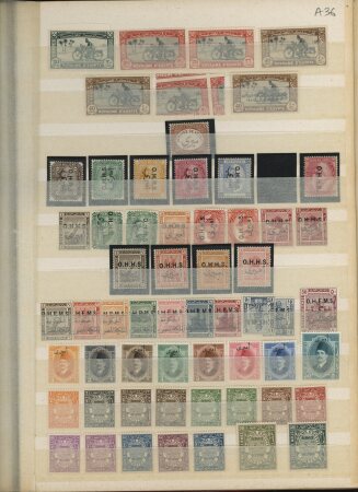 1866-1956, Mint collection of Egypt in stockbook showing