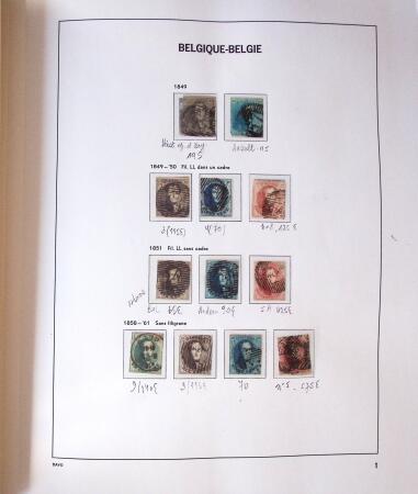1849-2008 Chiefly mint collection of Belgium in 7 Davo