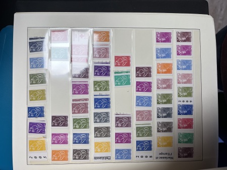 1849-2013, Collection de France, principalement neuve