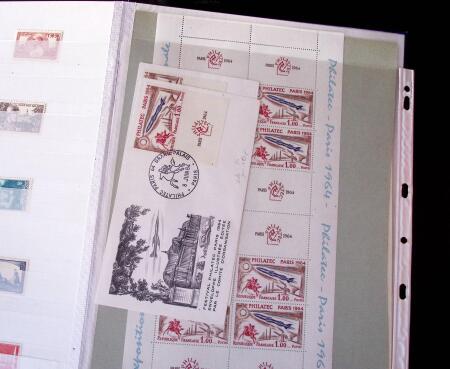 1849-1970, Belle sélection de timbres neufs et oblitérés