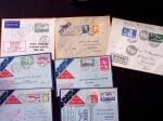 1929-54 POSTE AÉRIENNE : Ensemble de 47 vols dont
