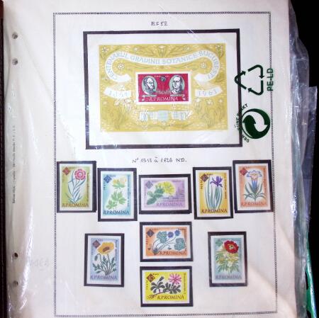 1920-70ca THEMATICS collection in large MOC album with
