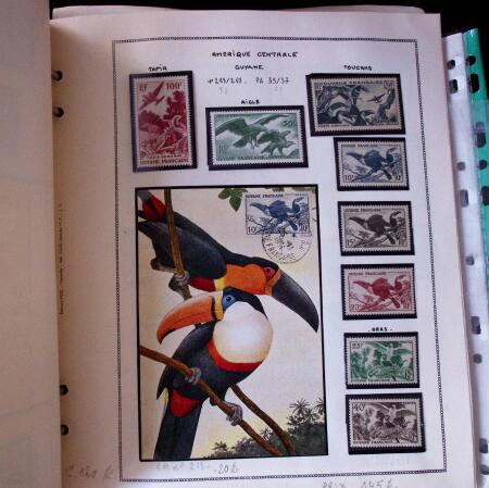1920-70ca THEMATICS collection in large MOC album with