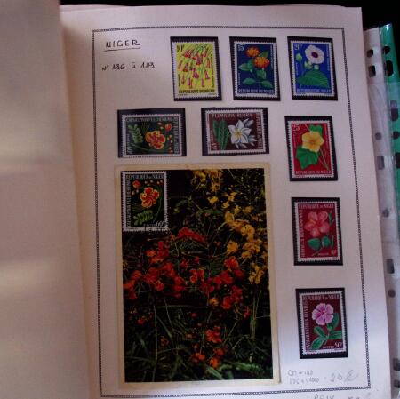 1920-70ca THEMATICS collection in large MOC album with