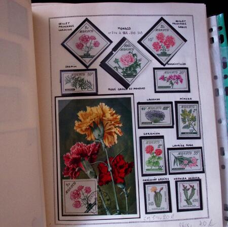 1920-70ca THEMATICS collection in large MOC album with