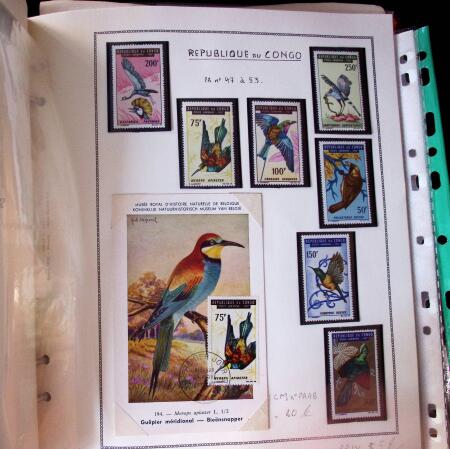 1920-70ca THEMATICS collection in large MOC album with