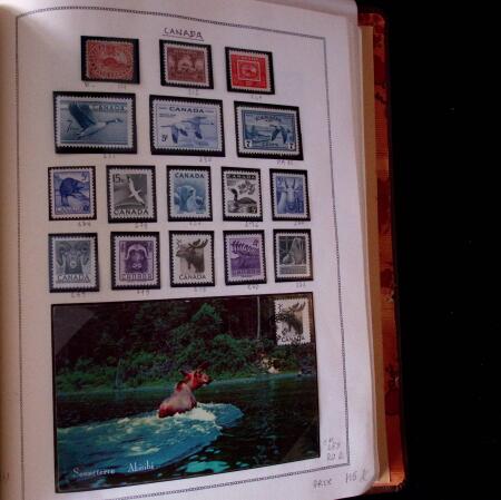 1920-70ca THEMATICS collection in large MOC album with