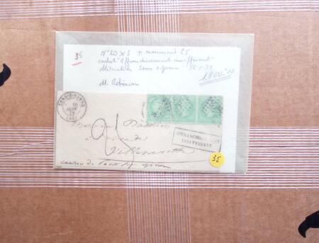 1795-1871, Lot de lettres, avec obl GC, étoile, ambulant,