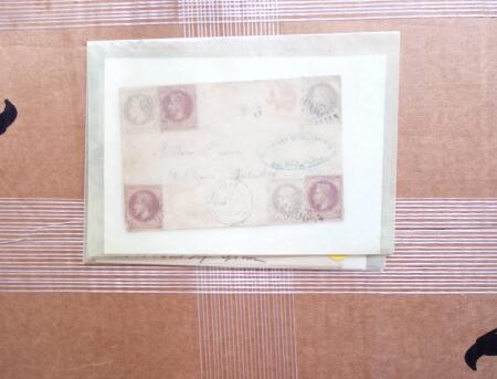 1795-1871, Lot de lettres, avec obl GC, étoile, ambulant,