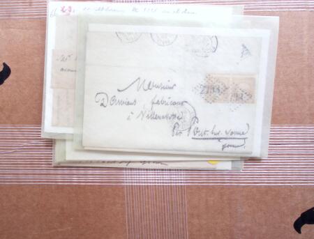 1795-1871, Lot de lettres, avec obl GC, étoile, ambulant,
