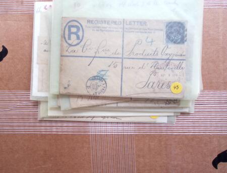 1795-1871, Lot de lettres, avec obl GC, étoile, ambulant,