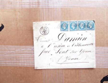 1795-1871, Lot de lettres, avec obl GC, étoile, ambulant,