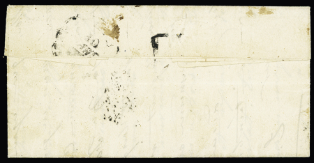 1857 Lettre de Bordeaux 12.05.57 pour un Lieutenant