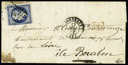 1857 Lettre de Bordeaux 12.05.57 pour un Lieutenant