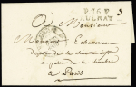 MP "P 16 Aulnay" (1830), ind 20. Rare et TB