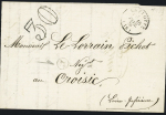 Lettre avec T16 "La Flotte (16)" (fev 70) + taxe 30 double-trait + boite rurale supplémentaire (A3) de Sainte-Marie de Ré. TB